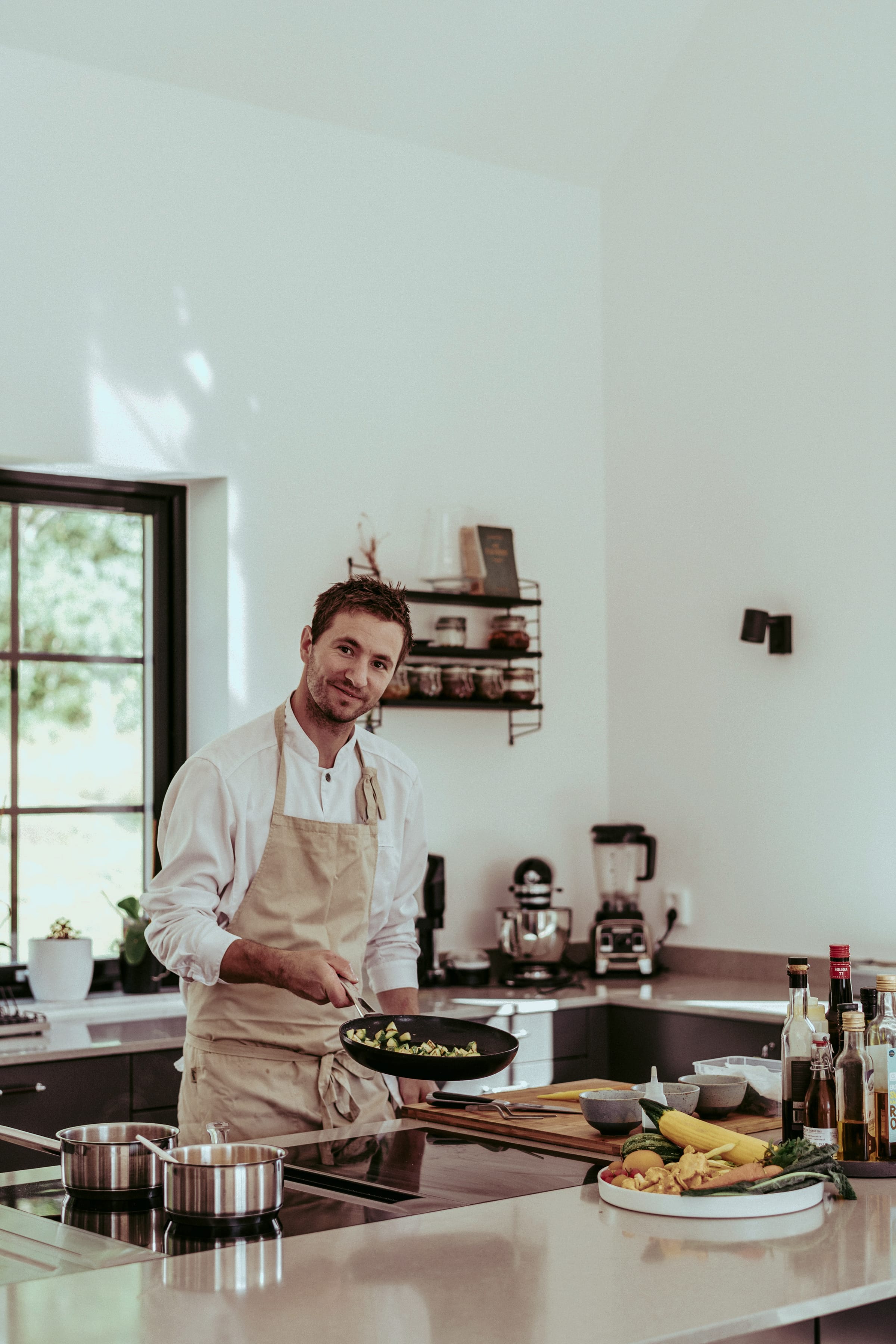 Morgan Giraud i köket